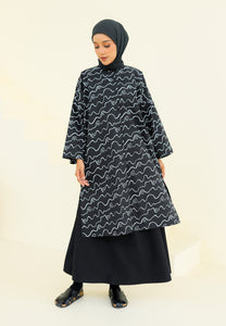 Ibna Printed Tunic (Black)