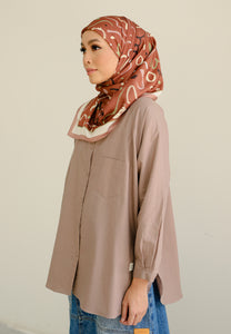 Hessa Linen Top (Taupe)