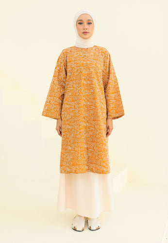 Ibna Printed Tunic (Copper)