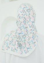 Load image into Gallery viewer, Aurora Printed Square Hijab (Doodle White)