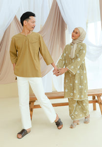 Paut Kurta Men (Olive Green)