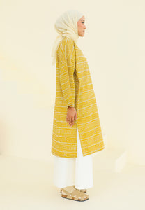 Ibna Printed Tunic (Warm Mustard)