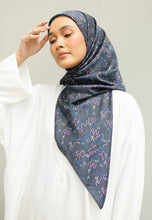 Load image into Gallery viewer, Aurora Printed Square Hijab (Doodle Black)
