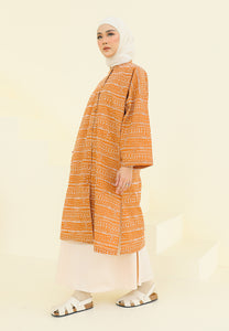 Ibna Printed Tunic (Earthy Terracota)