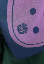 Load image into Gallery viewer, Polka Cotton Square (Teal Purple)