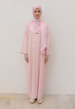 Load image into Gallery viewer, Rayya Stripe Kaftan (Pink Peach)