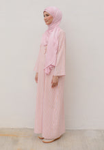 Load image into Gallery viewer, Rayya Stripe Kaftan (Pink Peach)