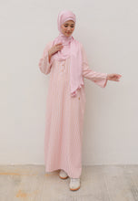 Load image into Gallery viewer, Rayya Stripe Kaftan (Pink Peach)