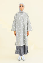 Load image into Gallery viewer, Ibna Printed Tunic (Soft Grey)