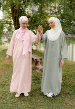 Load image into Gallery viewer, Rayya Stripe Kaftan (Pink Peach)