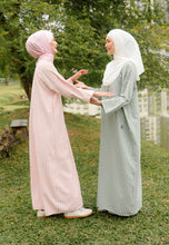 Load image into Gallery viewer, Rayya Stripe Kaftan (Pink Peach)