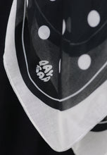 Load image into Gallery viewer, Polka Cotton Square (Black White)