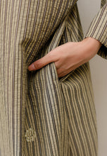 Load image into Gallery viewer, Rayya Stripe Kaftan (Moss Green)