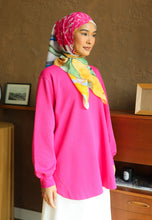Load image into Gallery viewer, Zoe Curved T-Shirt (Hot Pink)