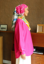 Load image into Gallery viewer, Zoe Curved T-Shirt (Hot Pink)
