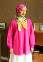 Load image into Gallery viewer, Zoe Curved T-Shirt (Hot Pink)
