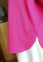 Load image into Gallery viewer, Zoe Curved T-Shirt (Hot Pink)