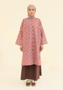 Ibna Printed Tunic (Dusty Rose)