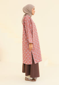 Ibna Printed Tunic (Dusty Rose)