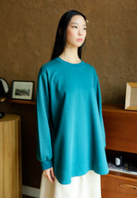 Load image into Gallery viewer, Zoe Curved T-Shirt (Turquoise)