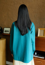 Load image into Gallery viewer, Zoe Curved T-Shirt (Turquoise)