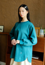 Load image into Gallery viewer, Zoe Curved T-Shirt (Turquoise)