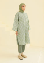 Load image into Gallery viewer, Ibna Printed Tunic (Earthy Green)