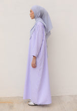 Load image into Gallery viewer, Rayya Stripe Kaftan (Dusty Purple)