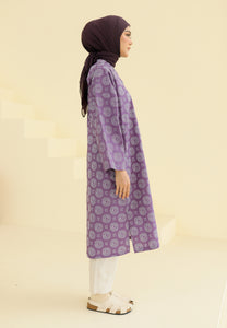 Ibna Printed Tunic (Dreamy Lavender)