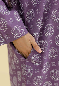 Ibna Printed Tunic (Dreamy Lavender)