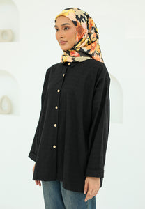 Laiqa Plain Top (Black)
