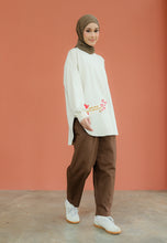 Load image into Gallery viewer, Be Kind Embroidered T-Shirt (Linen Brown)