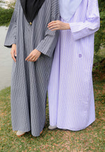 Load image into Gallery viewer, Rayya Stripe Kaftan (Dusty Purple)