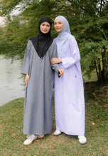 Load image into Gallery viewer, Rayya Stripe Kaftan (Dusty Purple)