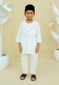 Kerabat Kurta Boy (White)