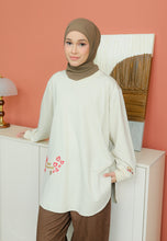 Load image into Gallery viewer, Be Kind Embroidered T-Shirt (Linen Brown)