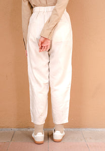 Luna Linen Pants (Cream)