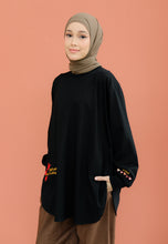 Load image into Gallery viewer, Be Kind Embroidered T-Shirt (Black)