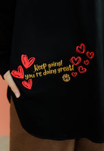 Load image into Gallery viewer, Be Kind Embroidered T-Shirt (Black)