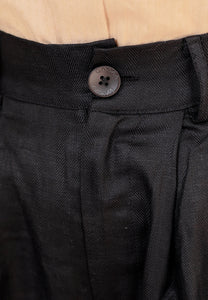 Luna Linen Pants (Black)