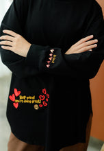 Load image into Gallery viewer, Be Kind Embroidered T-Shirt (Black)