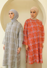 Load image into Gallery viewer, Ibna Printed Tunic (Grey Taupe)