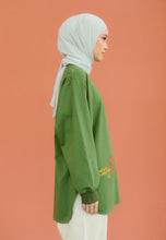 Load image into Gallery viewer, Be Kind Embroidered T-Shirt (Olive Green)