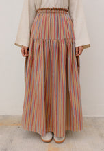 Load image into Gallery viewer, Nawra Printed Skirt (Brown Stripe)