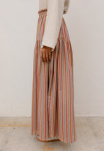 Load image into Gallery viewer, Nawra Printed Skirt (Brown Stripe)