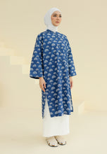 Load image into Gallery viewer, Ibna Printed Tunic (Earthy Blue)