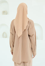 Load image into Gallery viewer, Zoha Stripe Top (Nude)