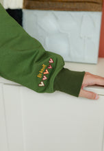 Load image into Gallery viewer, Be Kind Embroidered T-Shirt (Olive Green)