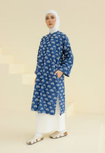 Load image into Gallery viewer, Ibna Printed Tunic (Earthy Blue)