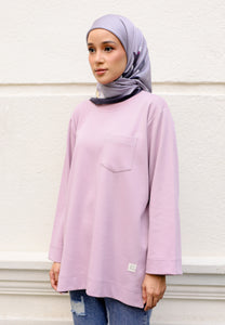 Zen Boxy T-Shirt (Lilac)